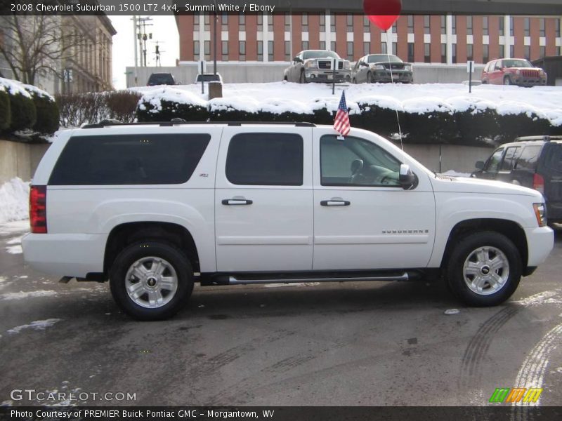 Summit White / Ebony 2008 Chevrolet Suburban 1500 LTZ 4x4