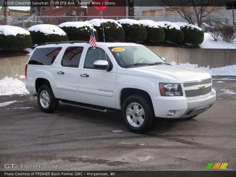 Summit White / Ebony 2008 Chevrolet Suburban 1500 LTZ 4x4