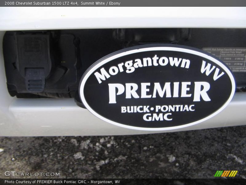 Summit White / Ebony 2008 Chevrolet Suburban 1500 LTZ 4x4