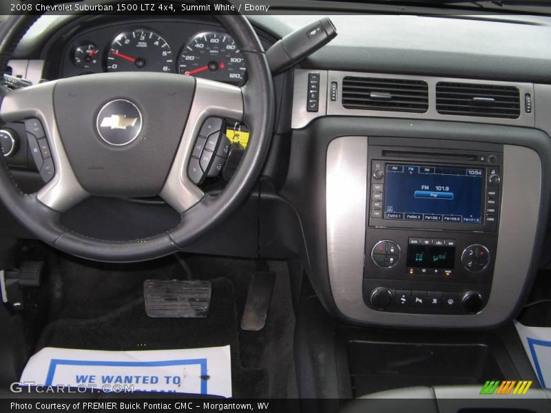 Summit White / Ebony 2008 Chevrolet Suburban 1500 LTZ 4x4