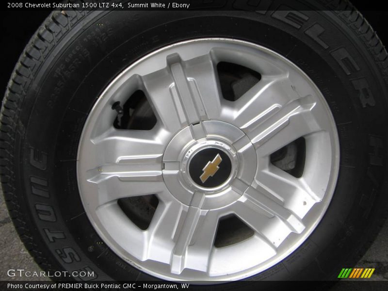 Summit White / Ebony 2008 Chevrolet Suburban 1500 LTZ 4x4