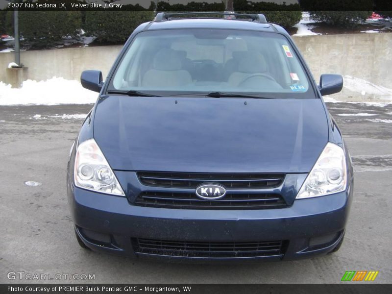 Velvet Blue / Gray 2007 Kia Sedona LX