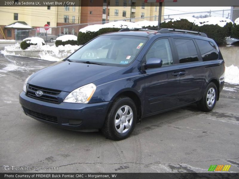 Velvet Blue / Gray 2007 Kia Sedona LX