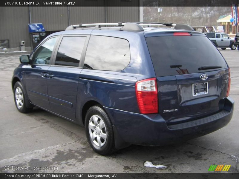 Velvet Blue / Gray 2007 Kia Sedona LX