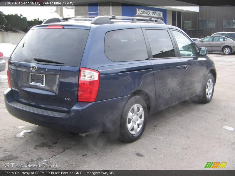 Velvet Blue / Gray 2007 Kia Sedona LX