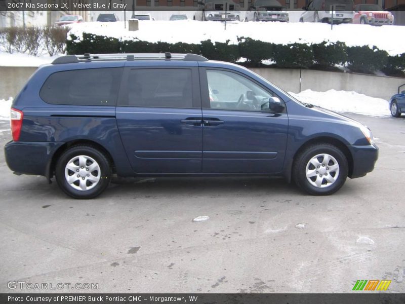 Velvet Blue / Gray 2007 Kia Sedona LX