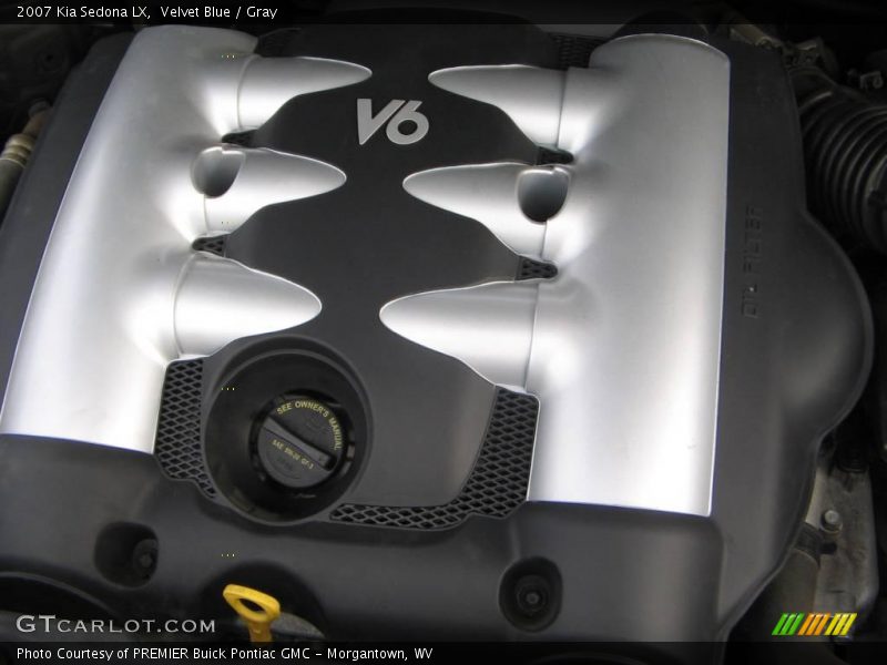 Velvet Blue / Gray 2007 Kia Sedona LX