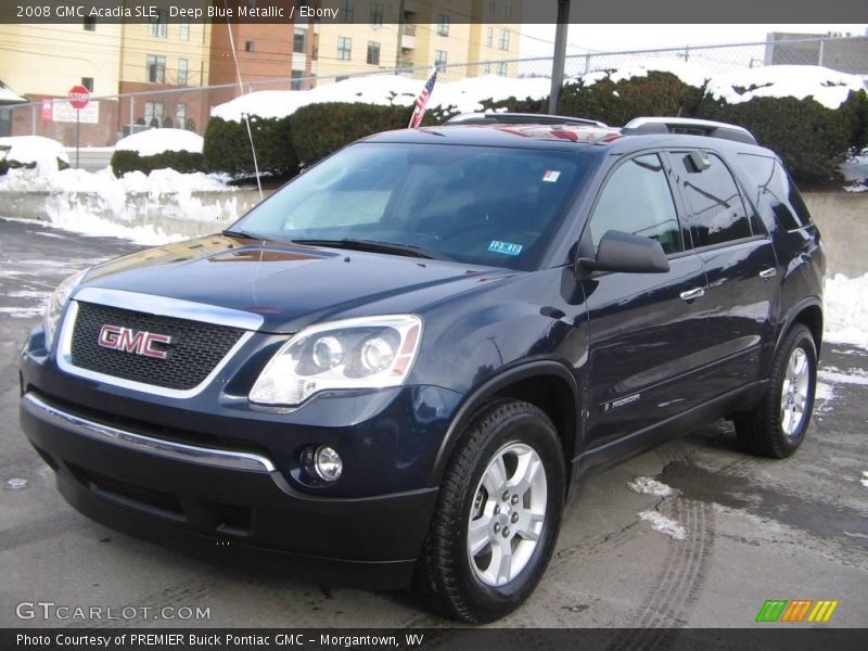 Deep Blue Metallic / Ebony 2008 GMC Acadia SLE
