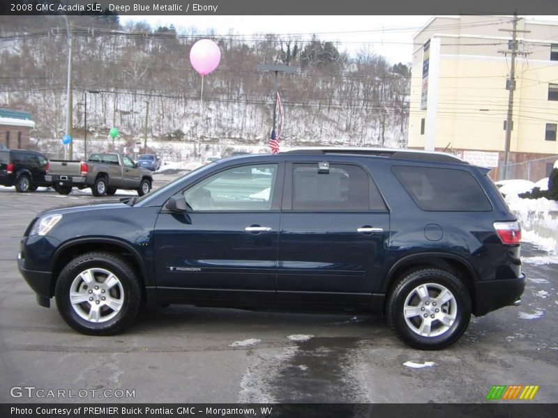 Deep Blue Metallic / Ebony 2008 GMC Acadia SLE