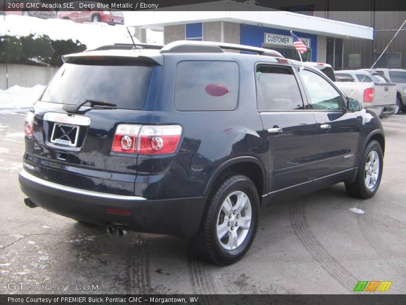 Deep Blue Metallic / Ebony 2008 GMC Acadia SLE
