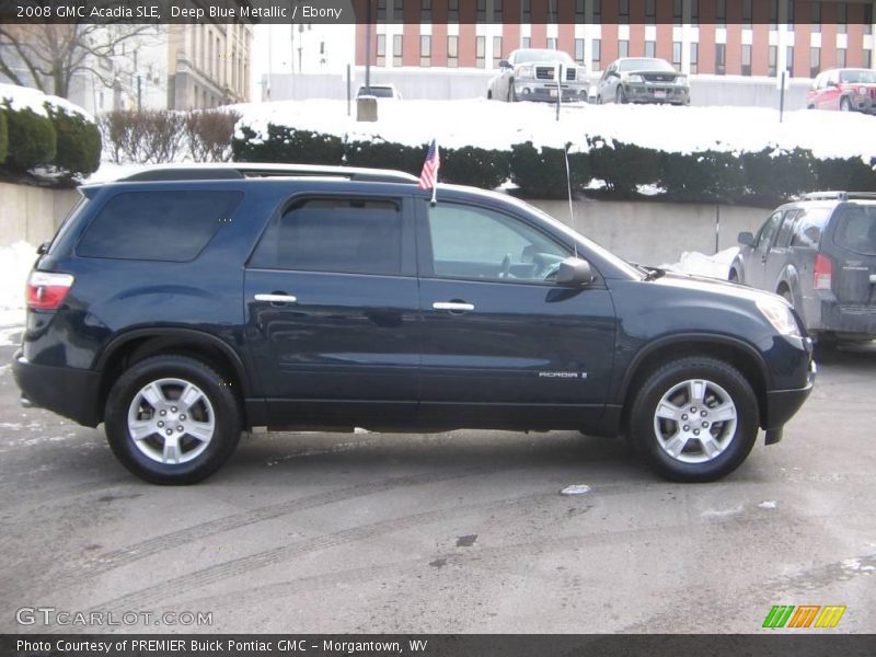 Deep Blue Metallic / Ebony 2008 GMC Acadia SLE