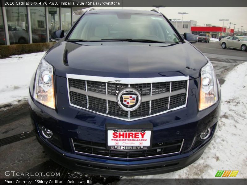 Imperial Blue / Shale/Brownstone 2010 Cadillac SRX 4 V6 AWD