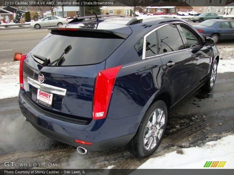 Imperial Blue / Shale/Brownstone 2010 Cadillac SRX 4 V6 AWD