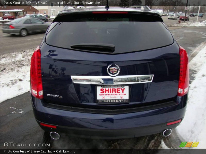 Imperial Blue / Shale/Brownstone 2010 Cadillac SRX 4 V6 AWD