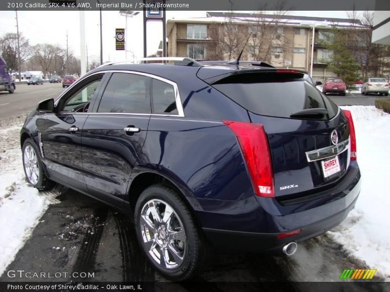 Imperial Blue / Shale/Brownstone 2010 Cadillac SRX 4 V6 AWD