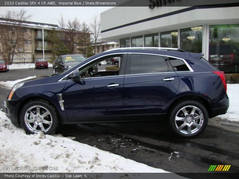 Imperial Blue / Shale/Brownstone 2010 Cadillac SRX 4 V6 AWD