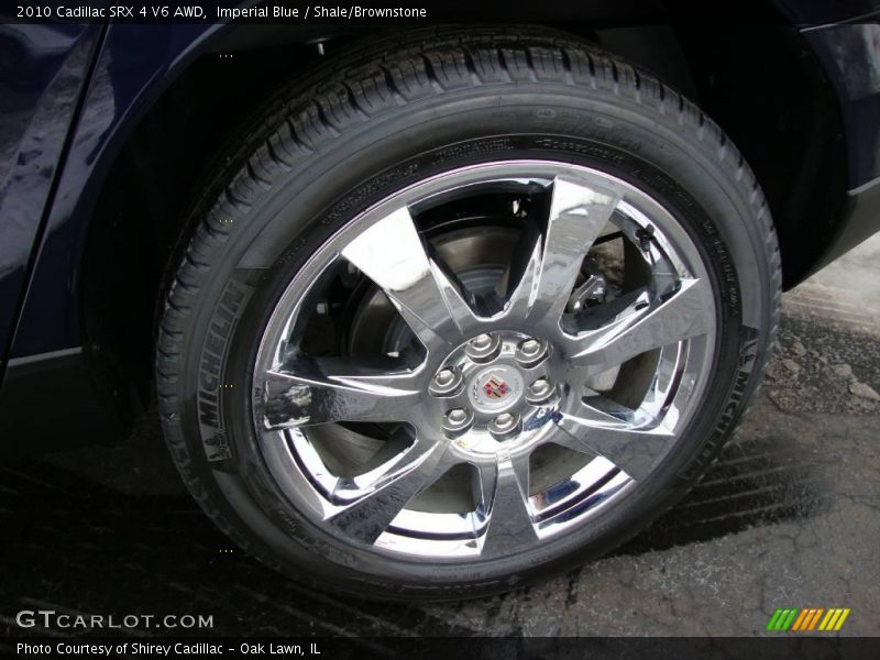 Imperial Blue / Shale/Brownstone 2010 Cadillac SRX 4 V6 AWD
