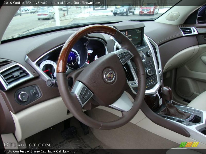 Imperial Blue / Shale/Brownstone 2010 Cadillac SRX 4 V6 AWD