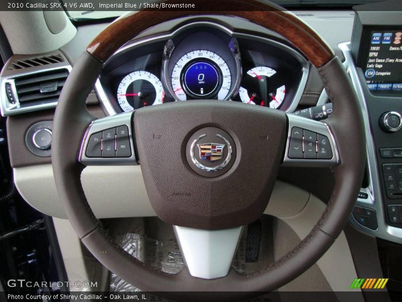 Imperial Blue / Shale/Brownstone 2010 Cadillac SRX 4 V6 AWD