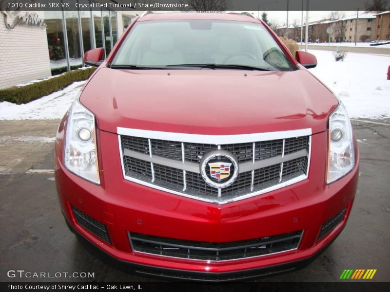 Crystal Red Tintcoat / Shale/Brownstone 2010 Cadillac SRX V6