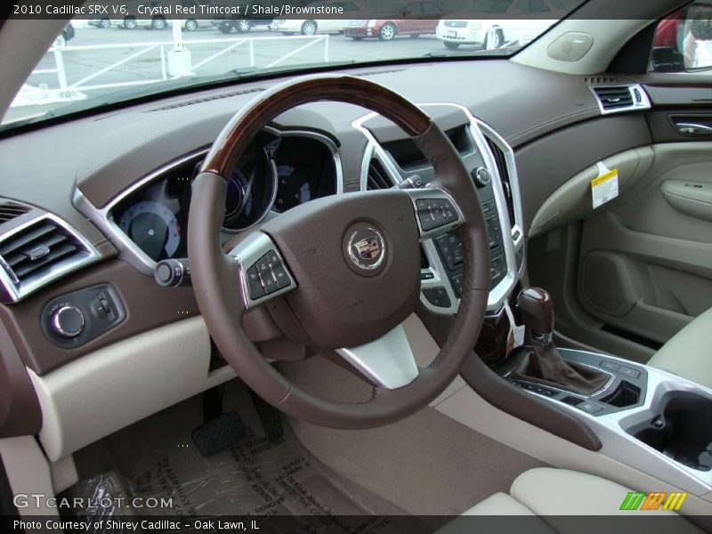 Crystal Red Tintcoat / Shale/Brownstone 2010 Cadillac SRX V6