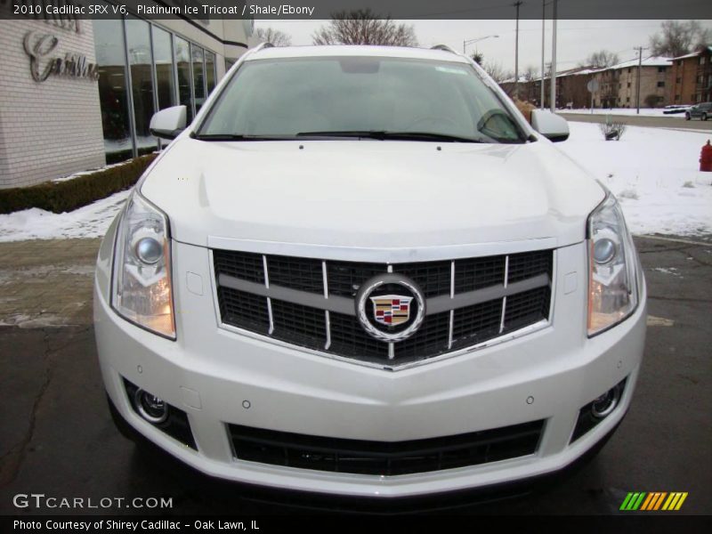 Platinum Ice Tricoat / Shale/Ebony 2010 Cadillac SRX V6