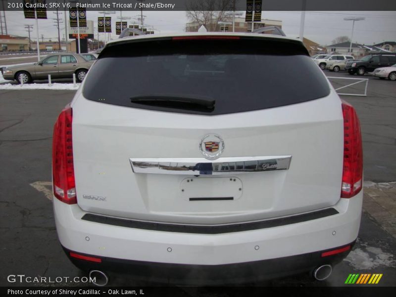 Platinum Ice Tricoat / Shale/Ebony 2010 Cadillac SRX V6