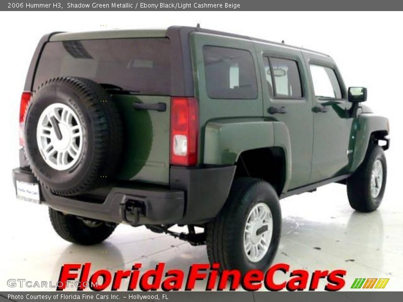 Shadow Green Metallic / Ebony Black/Light Cashmere Beige 2006 Hummer H3