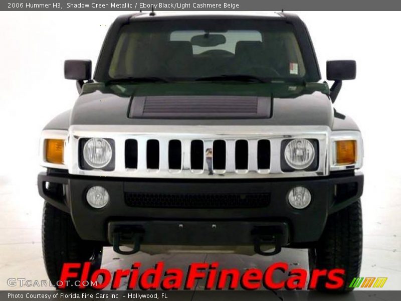 Shadow Green Metallic / Ebony Black/Light Cashmere Beige 2006 Hummer H3