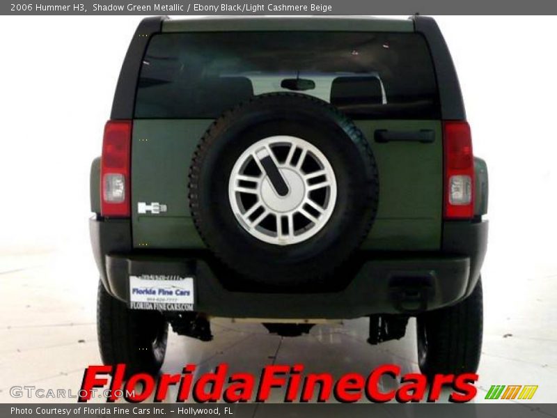 Shadow Green Metallic / Ebony Black/Light Cashmere Beige 2006 Hummer H3