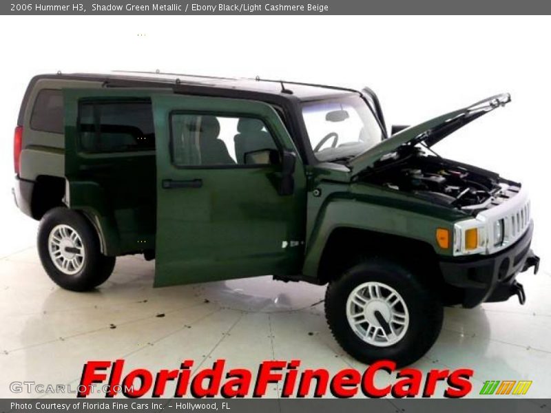 Shadow Green Metallic / Ebony Black/Light Cashmere Beige 2006 Hummer H3