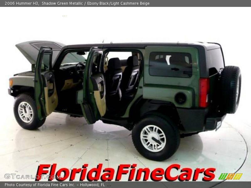 Shadow Green Metallic / Ebony Black/Light Cashmere Beige 2006 Hummer H3