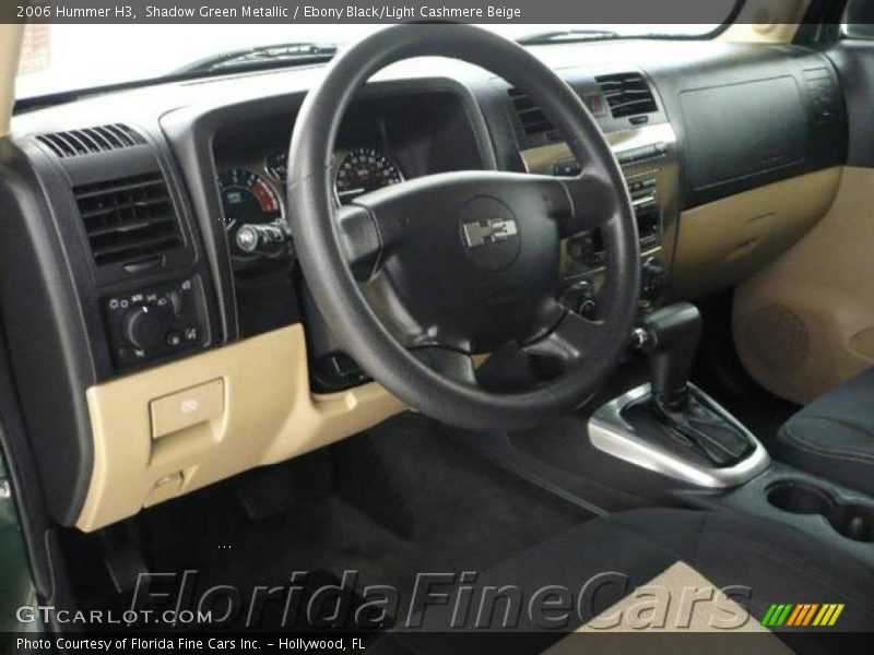 Shadow Green Metallic / Ebony Black/Light Cashmere Beige 2006 Hummer H3