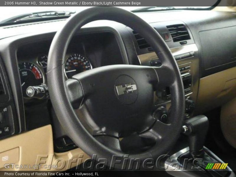 Shadow Green Metallic / Ebony Black/Light Cashmere Beige 2006 Hummer H3