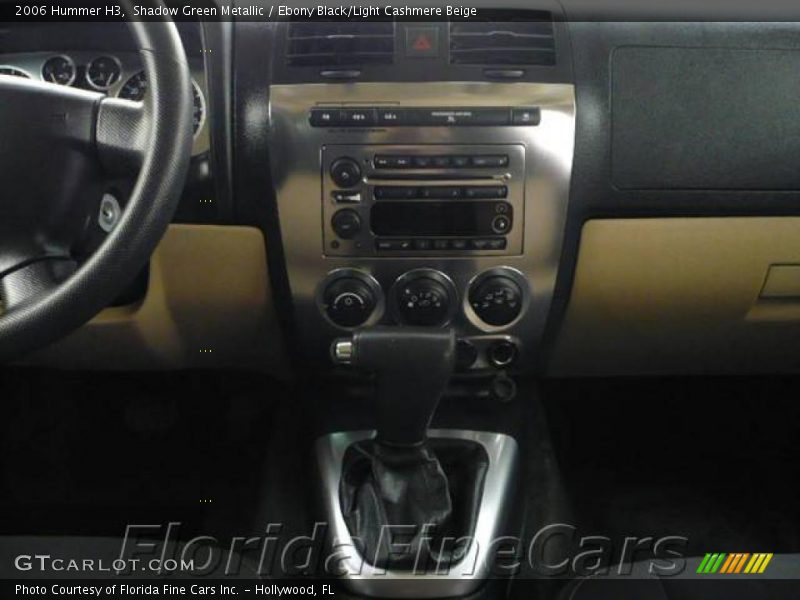 Shadow Green Metallic / Ebony Black/Light Cashmere Beige 2006 Hummer H3