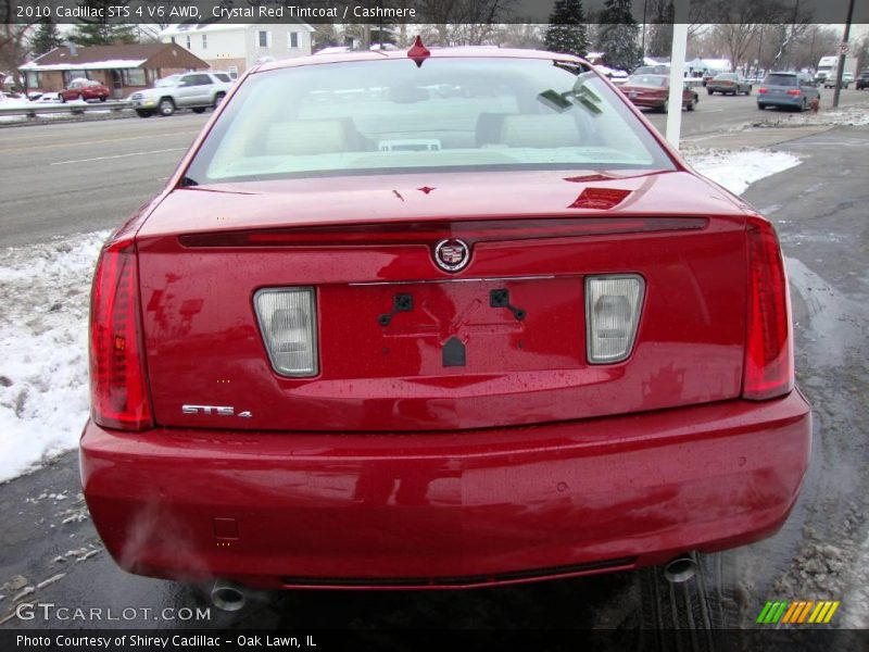 Crystal Red Tintcoat / Cashmere 2010 Cadillac STS 4 V6 AWD