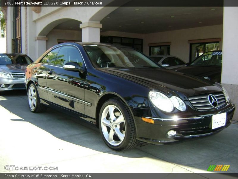 Black / Charcoal 2005 Mercedes-Benz CLK 320 Coupe