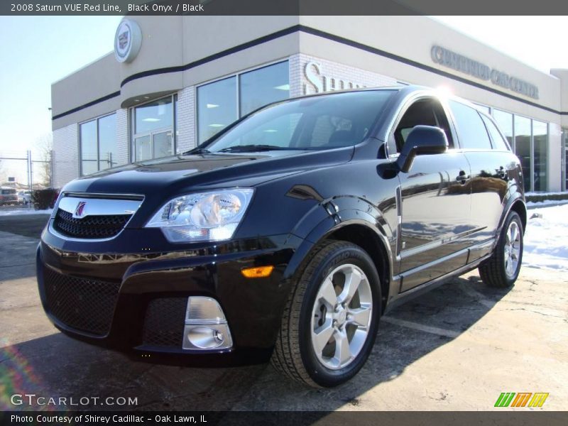 Black Onyx / Black 2008 Saturn VUE Red Line
