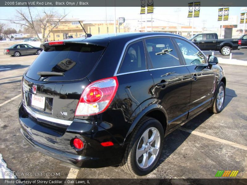 Black Onyx / Black 2008 Saturn VUE Red Line