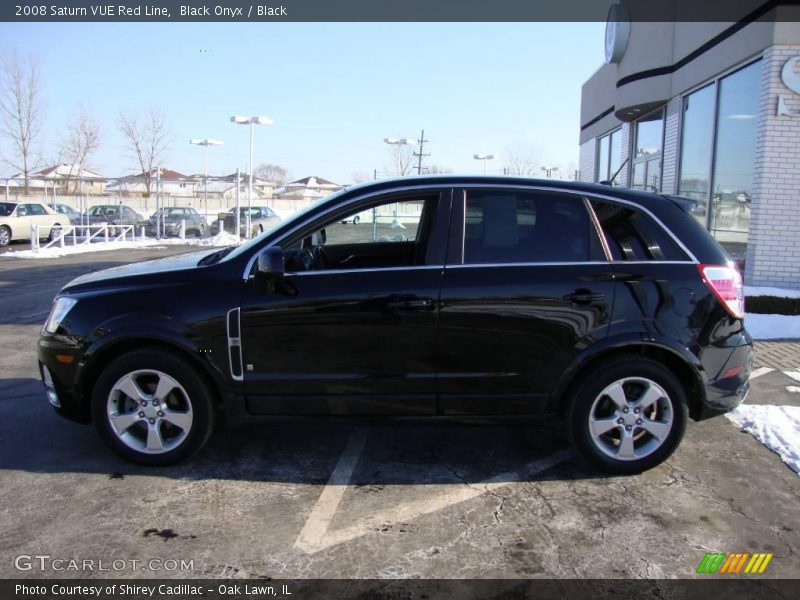 Black Onyx / Black 2008 Saturn VUE Red Line