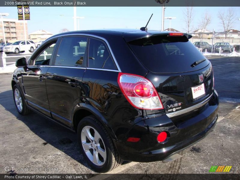 Black Onyx / Black 2008 Saturn VUE Red Line
