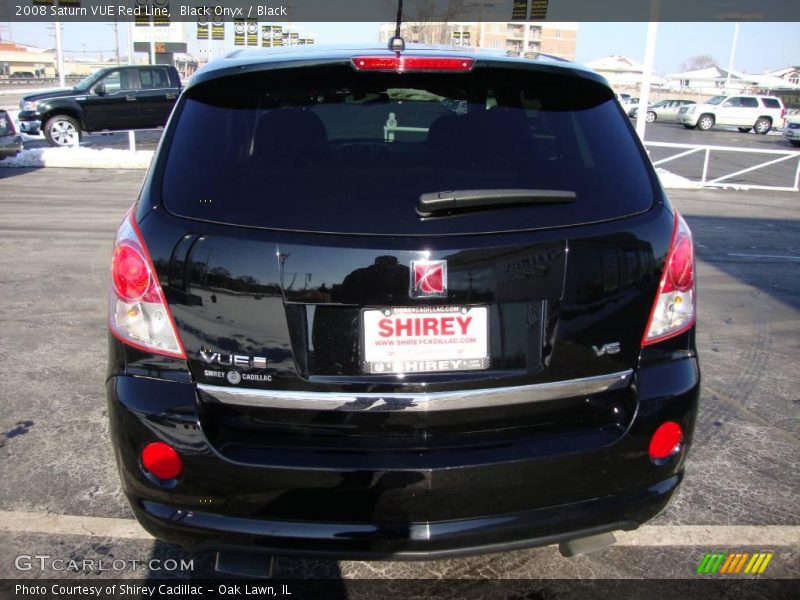 Black Onyx / Black 2008 Saturn VUE Red Line