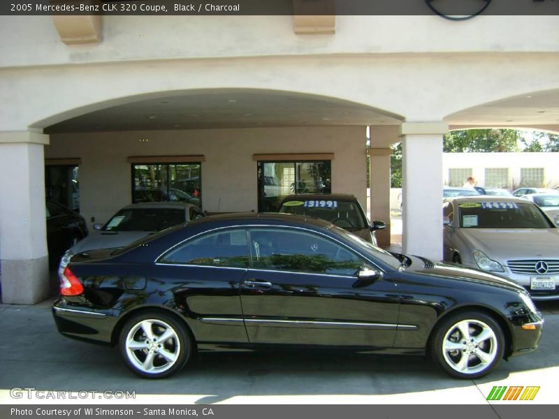 Black / Charcoal 2005 Mercedes-Benz CLK 320 Coupe