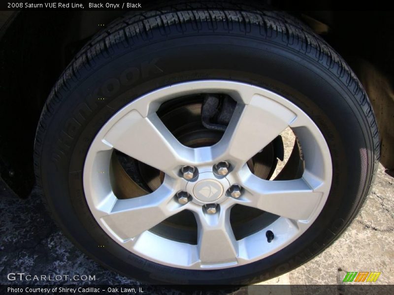 Black Onyx / Black 2008 Saturn VUE Red Line