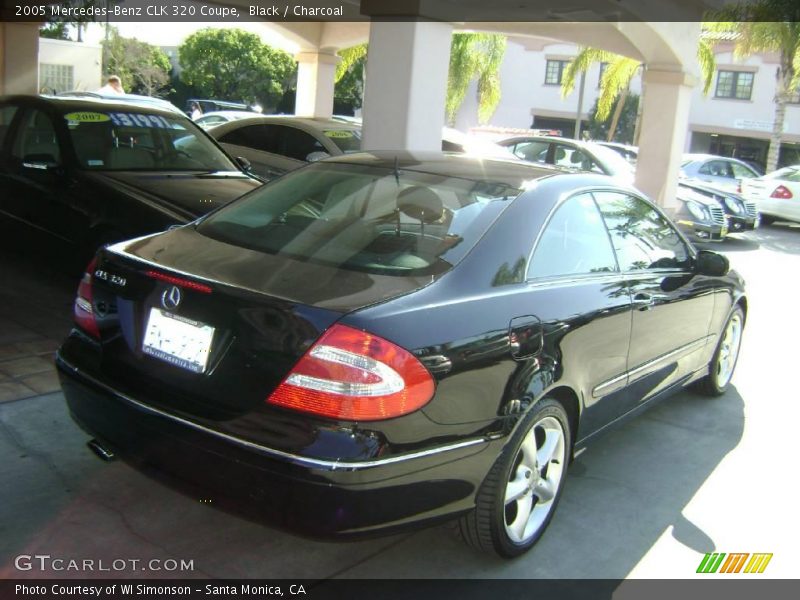 Black / Charcoal 2005 Mercedes-Benz CLK 320 Coupe