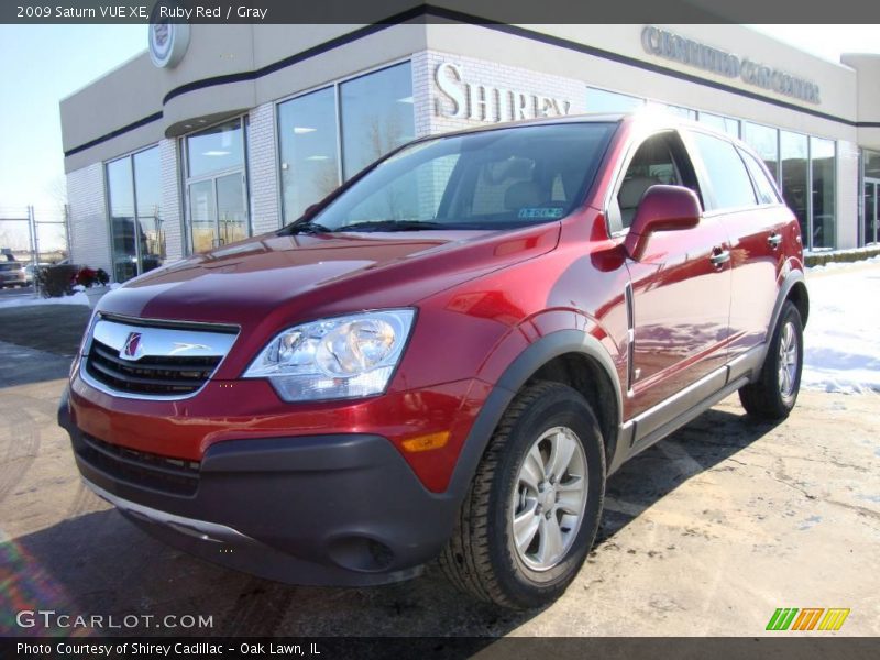 Ruby Red / Gray 2009 Saturn VUE XE