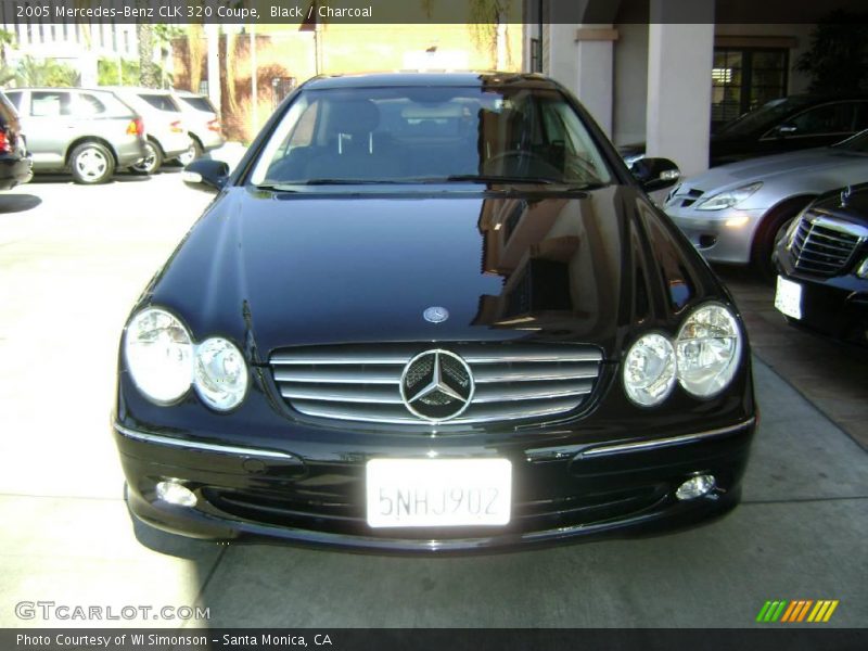Black / Charcoal 2005 Mercedes-Benz CLK 320 Coupe