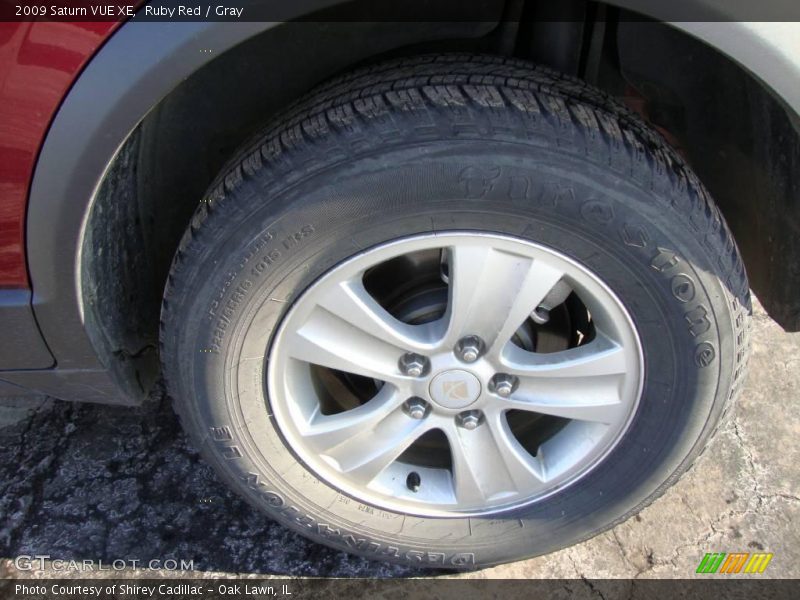 Ruby Red / Gray 2009 Saturn VUE XE