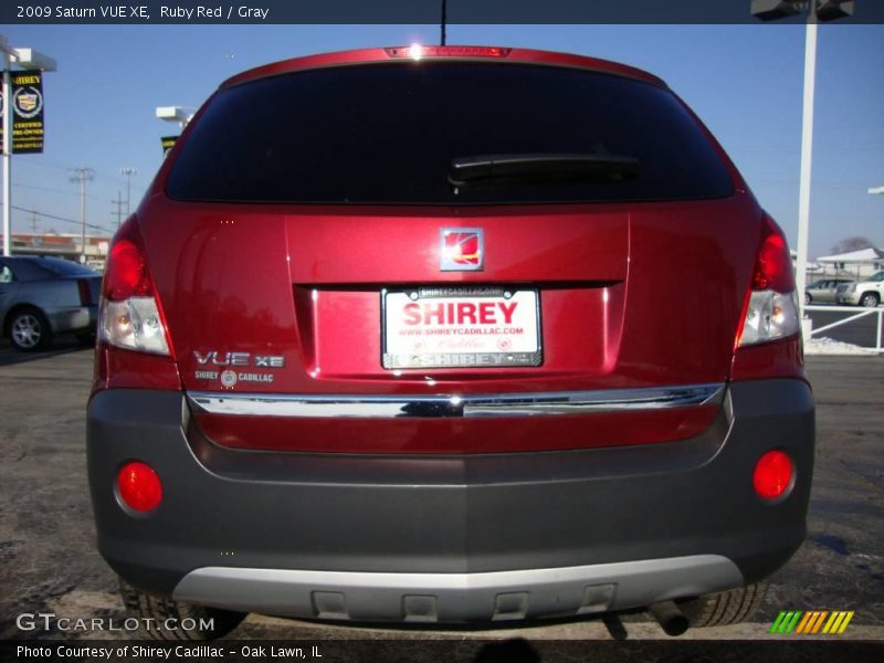 Ruby Red / Gray 2009 Saturn VUE XE