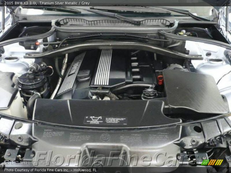 Titanium Silver Metallic / Grey 2005 BMW X3 3.0i